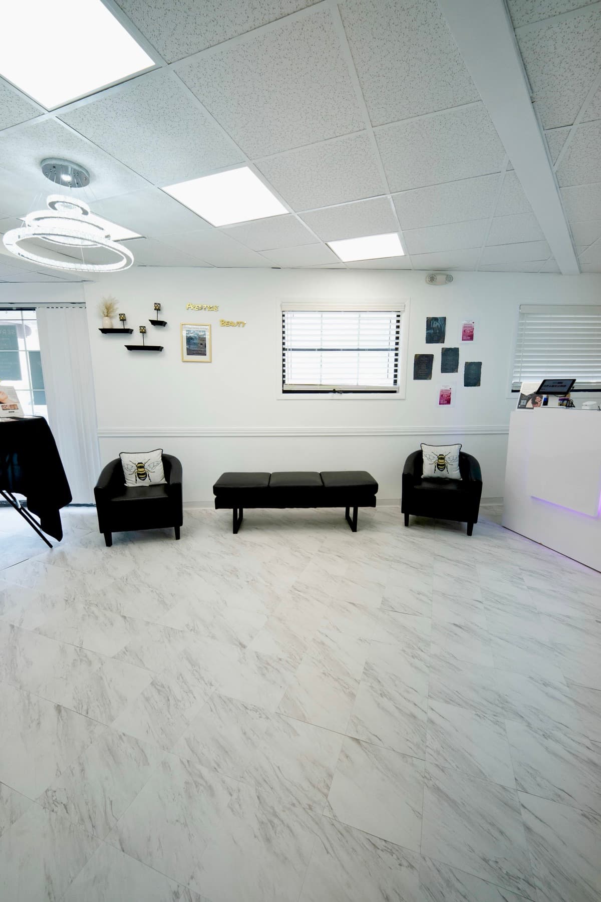 Prestige Beauty Lounge salon interior