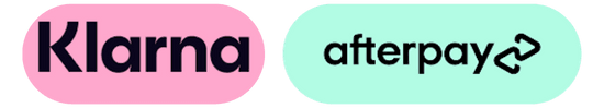 Klarna and Afterpay accepted